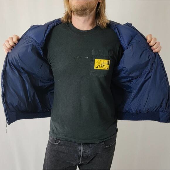 Vintage 90s Gerry Ski Snowboard Puffer Down Coat - Picture 4 of 10